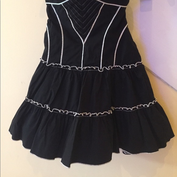 **SOLD**Bebe Reversible Strapless Dress - Picture 2 of 15